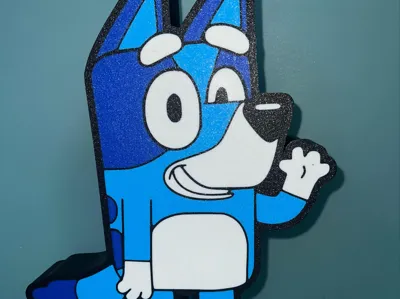 "Bluey" from the Bluey TV show