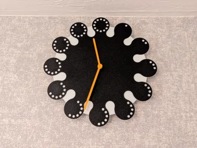 Abstract Clock (uses IKEA TROMMA mechanism)