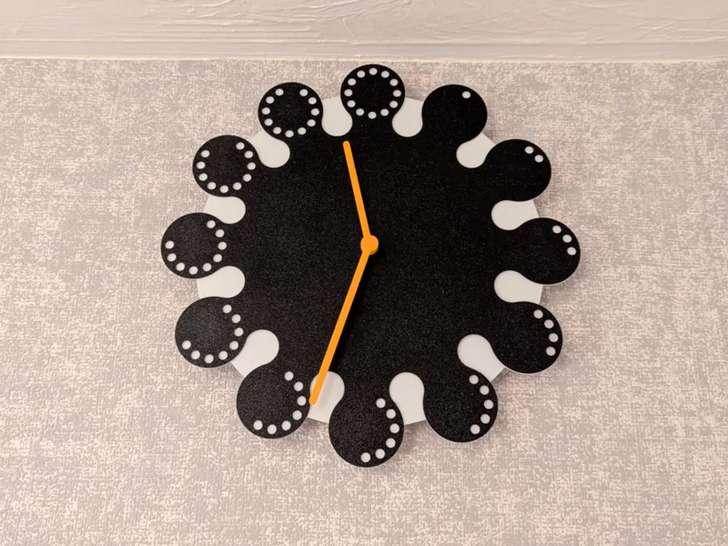 Abstract Clock (uses IKEA TROMMA mechanism)
