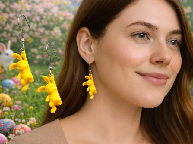 Cute Bunny Earrings – Printable Jewelry