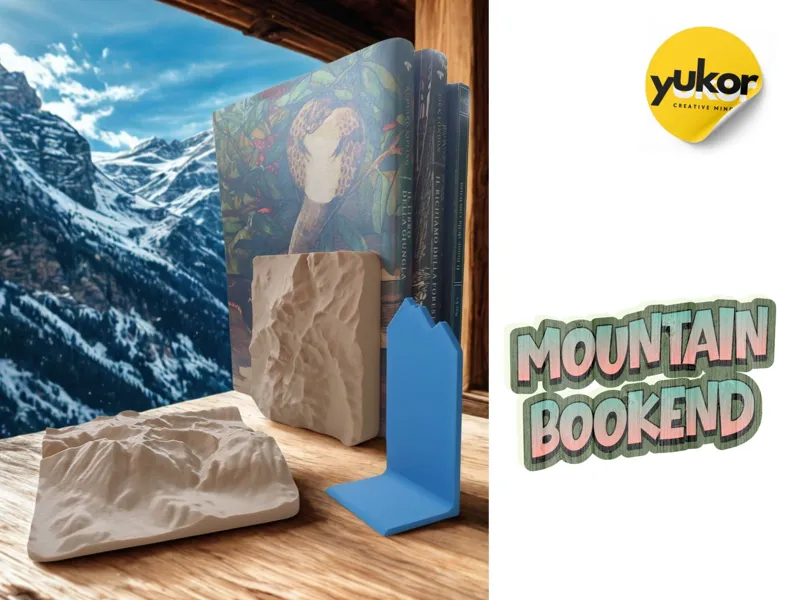 Mountain bookend