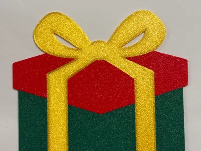 Christmas Gift Window Decal