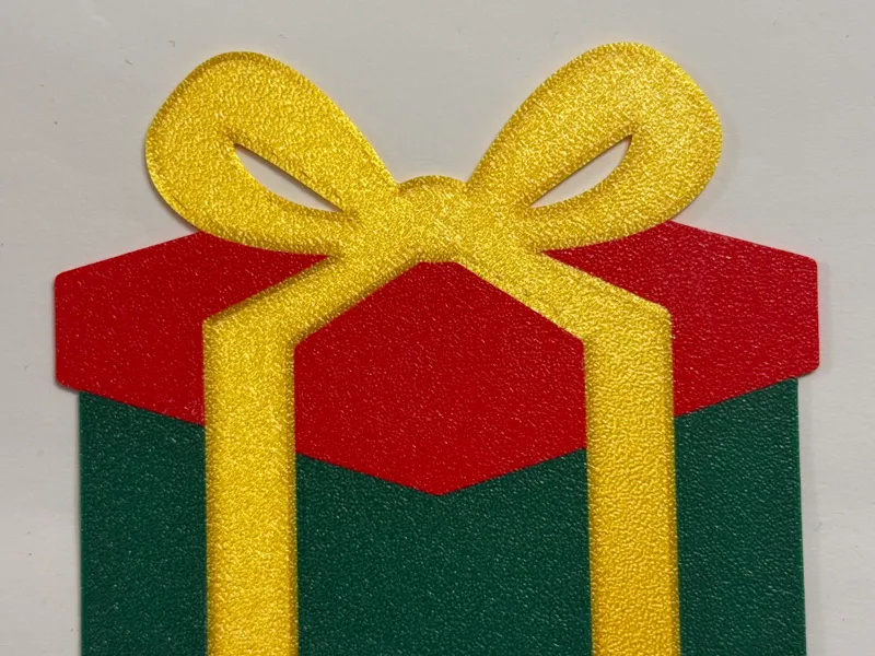 Weihnachtsgeschenk Fensterbild