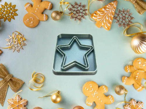 Christmas cookie cutter star