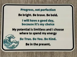 Positive Mantra Sign