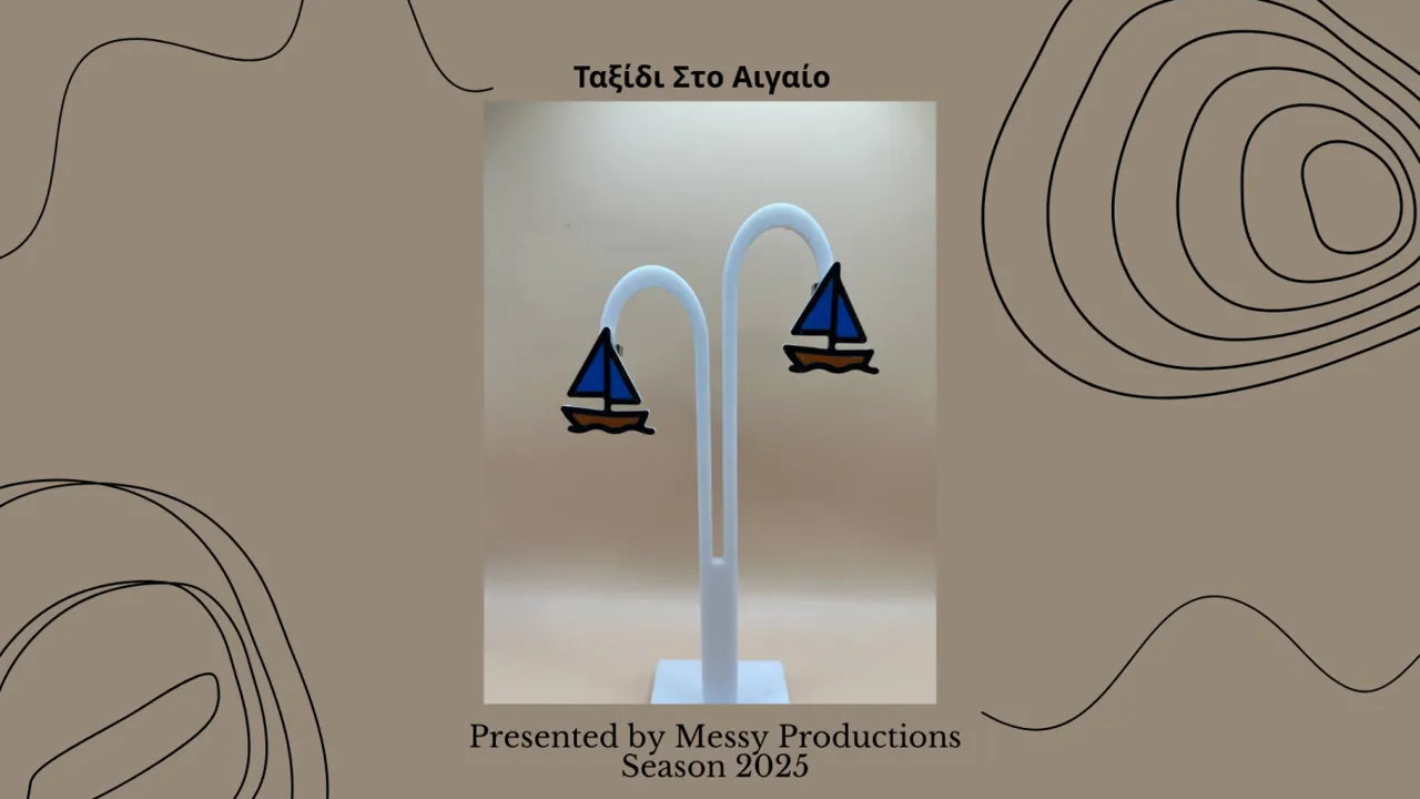 Boat Earrings view 2