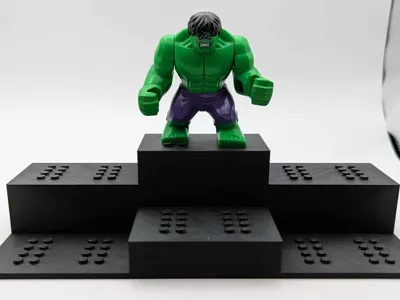 6x Big Minifig Display Stand