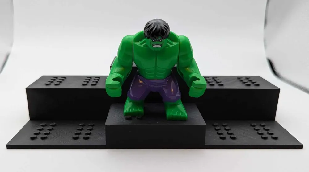 6x Big Minifig Display Stand - Free 3D Print Model - MakerWorld