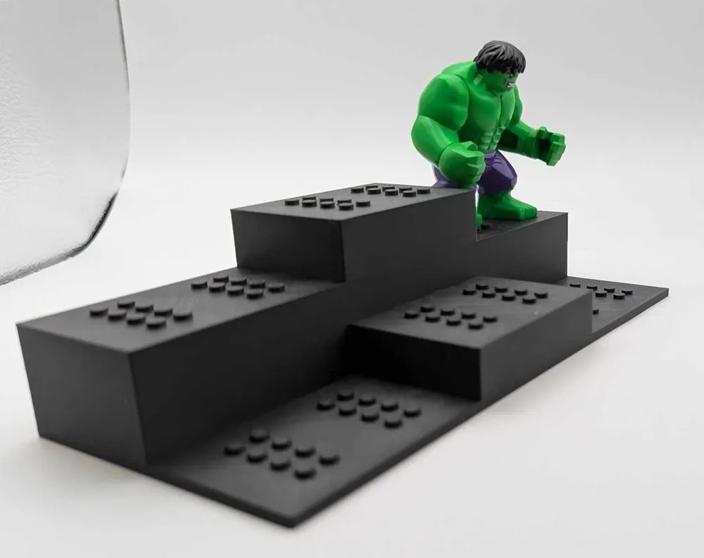 6x Big Minifig Display Stand - Free 3D Print Model - MakerWorld