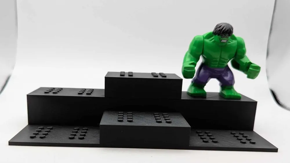 6x Big Minifig Display Stand - Free 3D Print Model - MakerWorld
