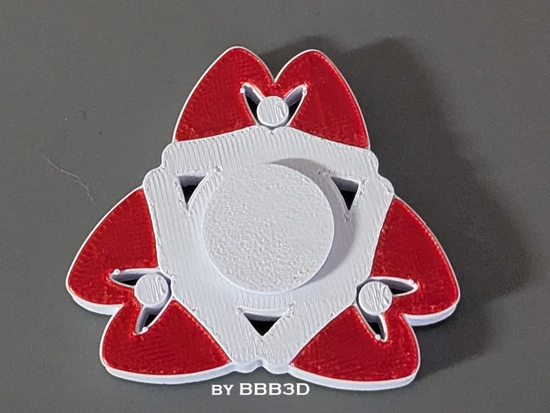 Santa Hat Snowflake Fidget Spinner