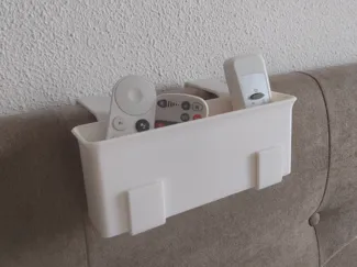 Caja organizadora para cabecera de cama