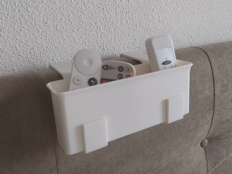 Caja organizadora para cabecera de cama
