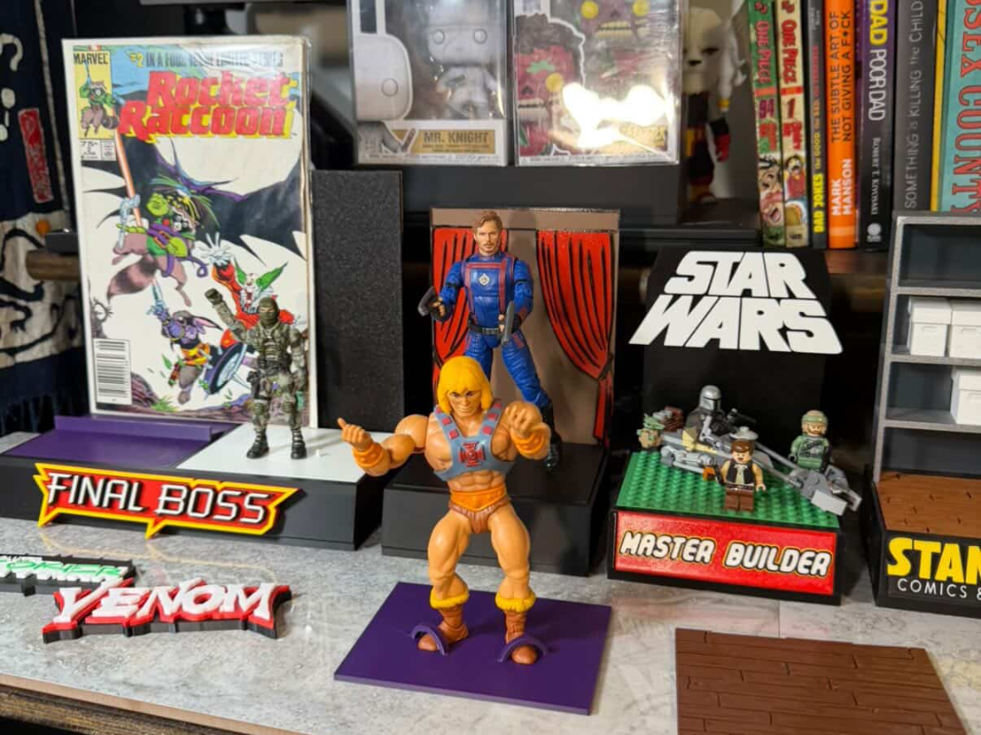 Universal Toy Stand – Customizable - Wall Mount 