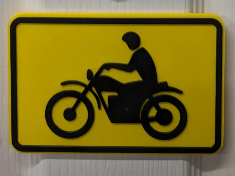 Watch For Motorcycles Road Sign