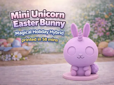 Mini Unicorn Easter Bunny – Magical Holiday Hybrid