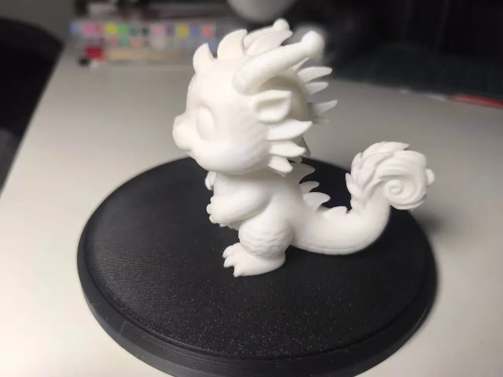 Cute Little White Dragon - Free 3D Print Model - MakerWorld
