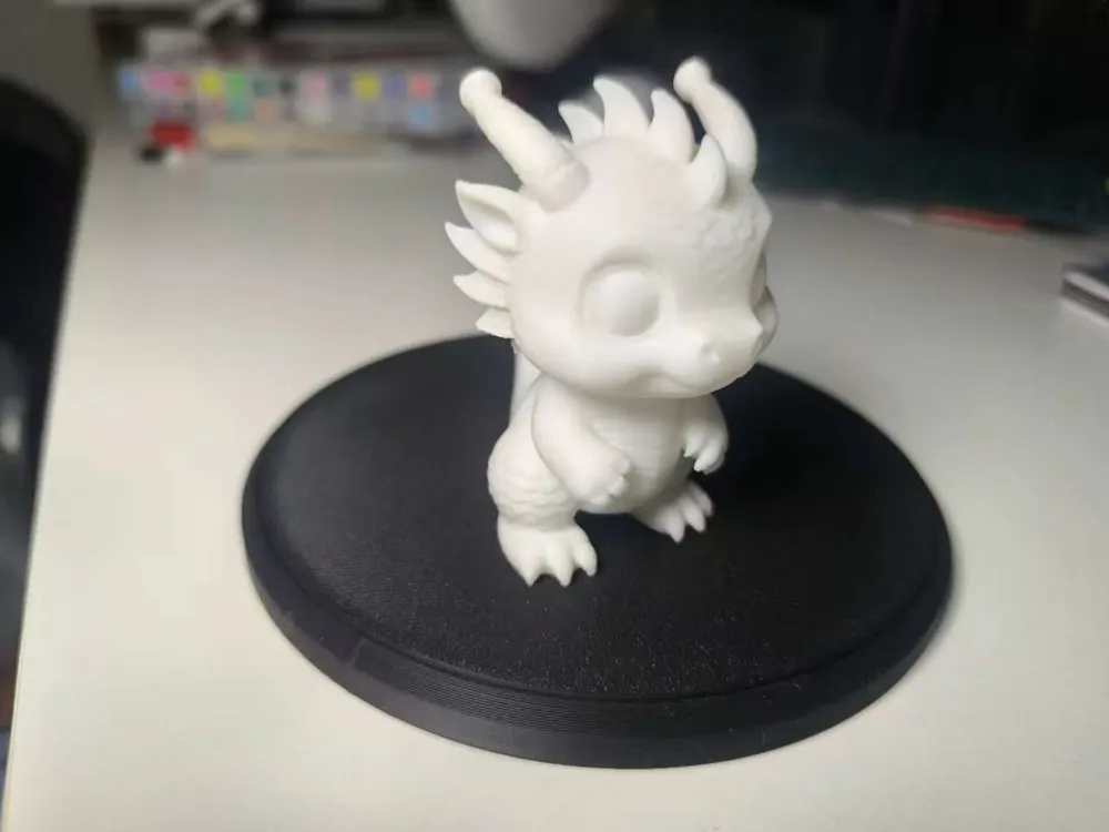 Cute Little White Dragon - Free 3D Print Model - MakerWorld