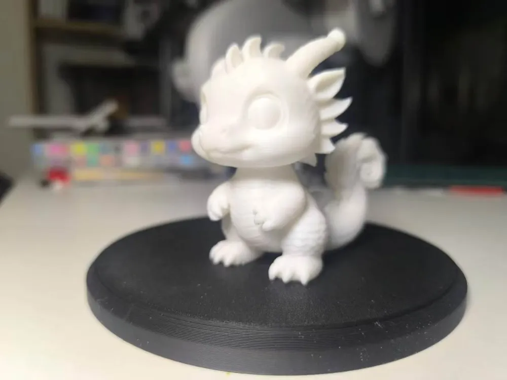 Cute Little White Dragon - Free 3D Print Model - MakerWorld