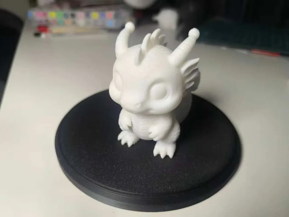 Cute Little White Dragon - Free 3D Print Model - MakerWorld