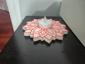 Diwali Flower Diya Holder