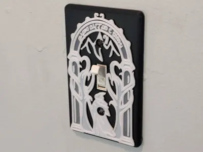 Moria Light Switch - "Speak Friend and Enter"
