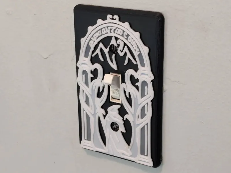 Moria Light Switch - "Speak Friend and Enter"