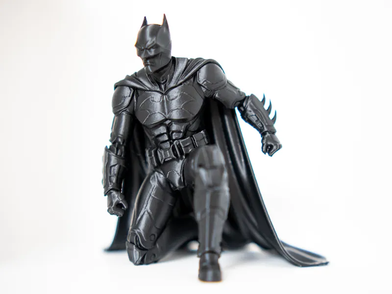 Batman Fan Art - Arkham Crouching Statue