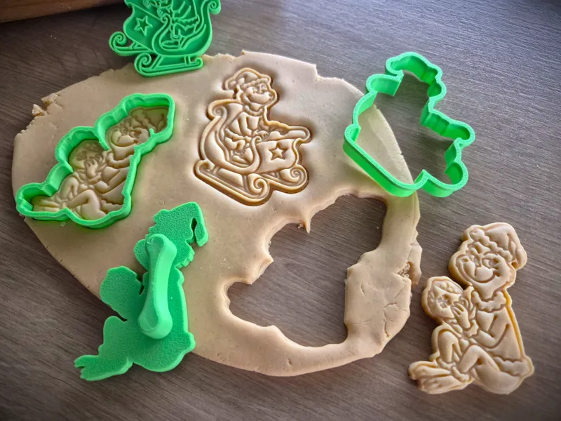 Christmas Grinch – Cookie Cutters Set | 2 PCS