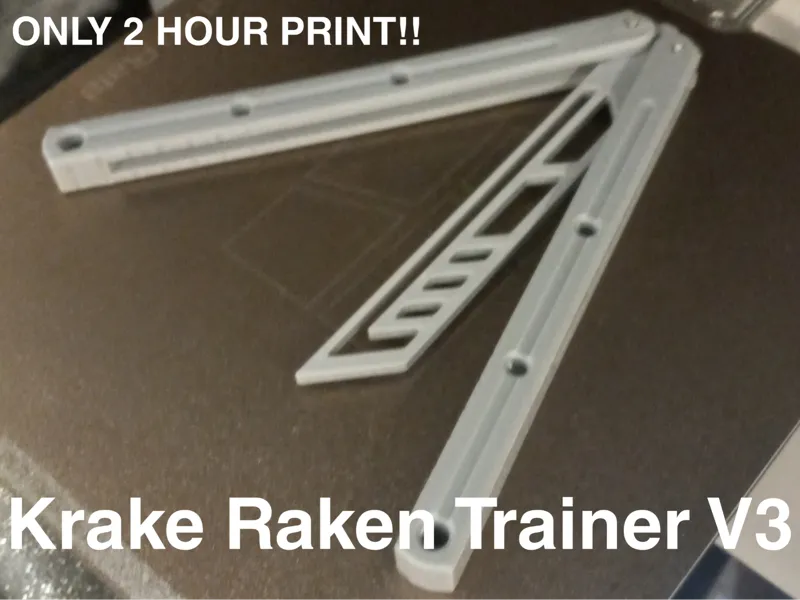 Balisong fidgetknife Krake Raken Trainer V3replica