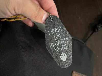 I want you to matter to you keychain