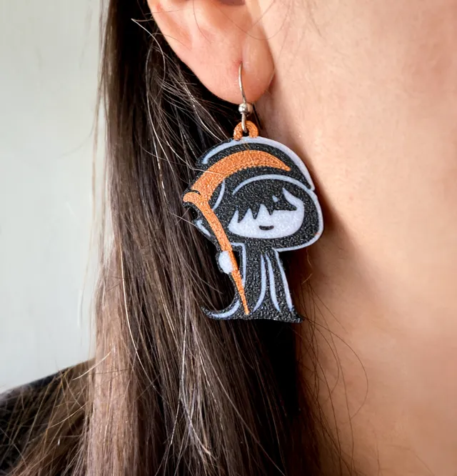Death earrings