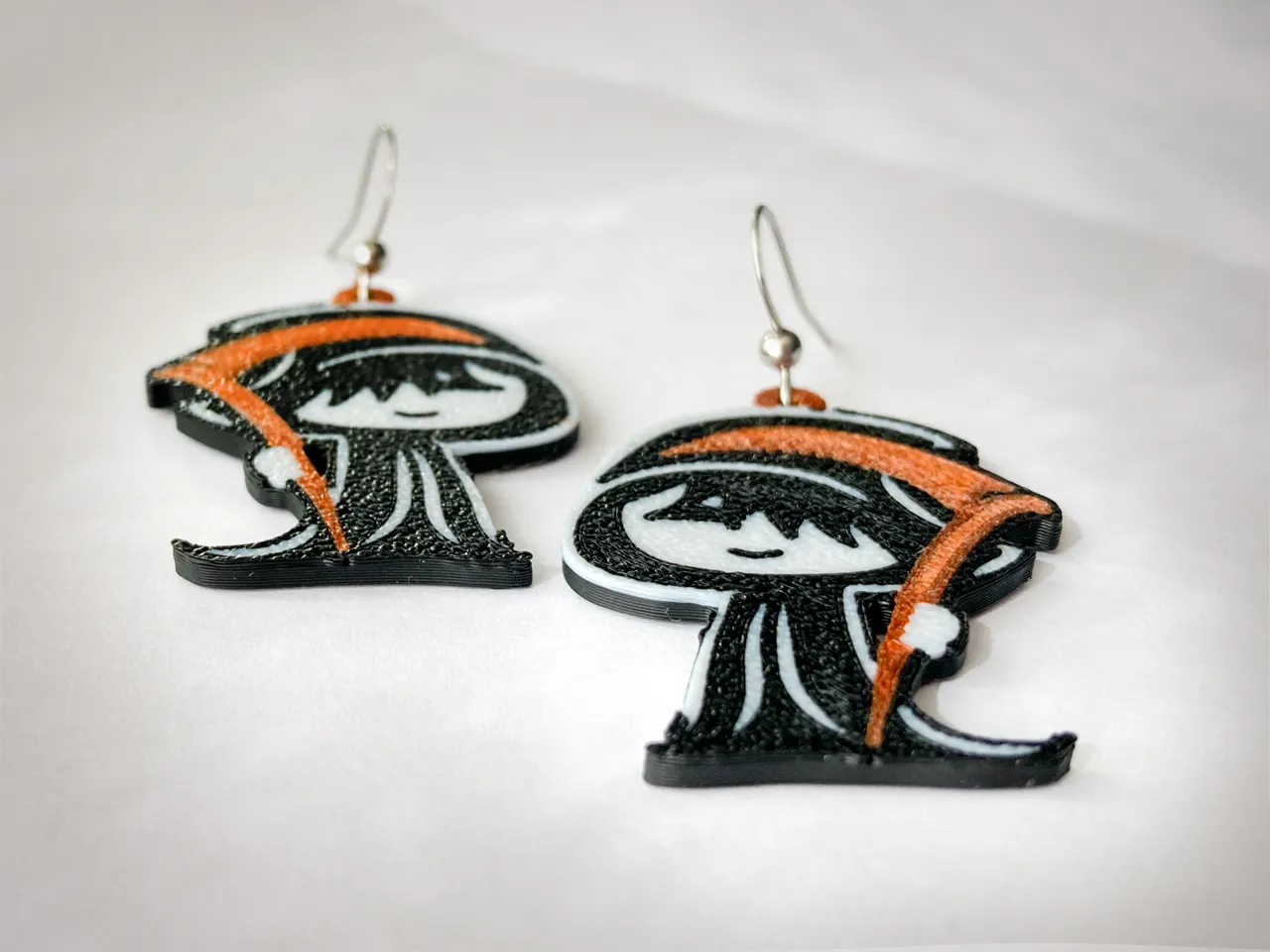 Death earrings view 3