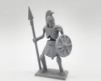 Figurine de guerrier squelette à la lance — photo 1