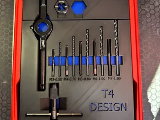 Milwaukee Metric Tap and Die set Packout holder