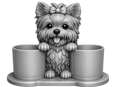 Yorkshire dog holder 