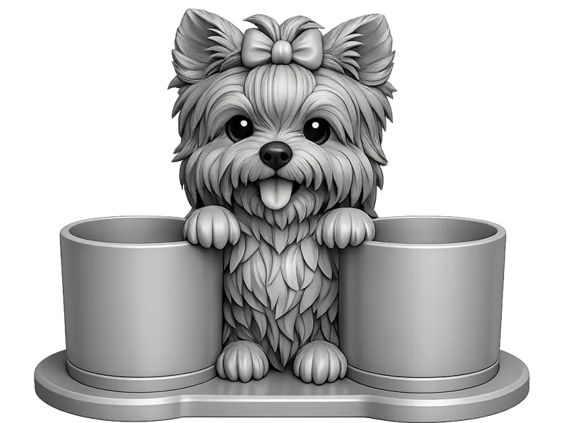 Suporte cachorro Yorkshire 