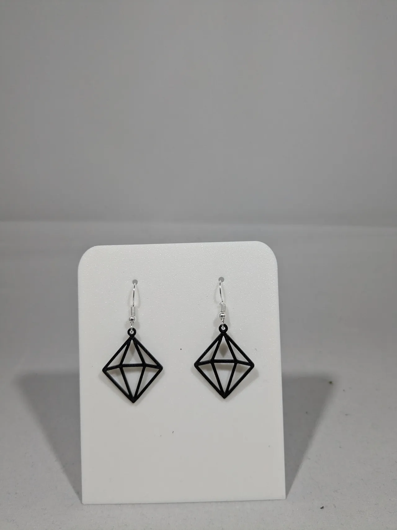 Diamond earrings view 4