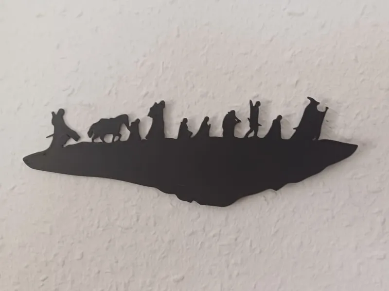 Fellowship Wallart Lord of the Rings