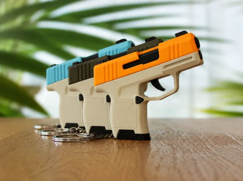 SIG Sauer P365 Fidget Keychain – Slide-Action Toy
