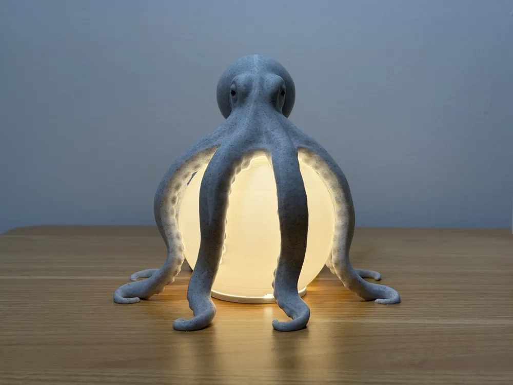 Octopus LED Table Lamp - Home - PLA - 3D printed product - фото 4