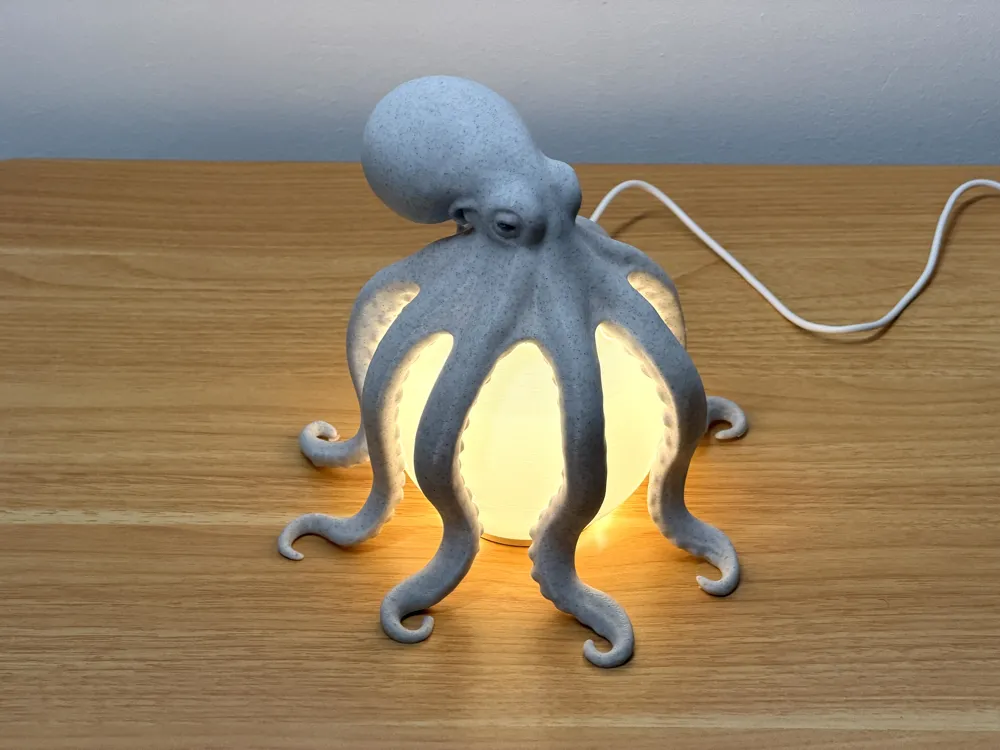 Octopus LED Table Lamp - Home - PLA - 3D printed product - фото 13