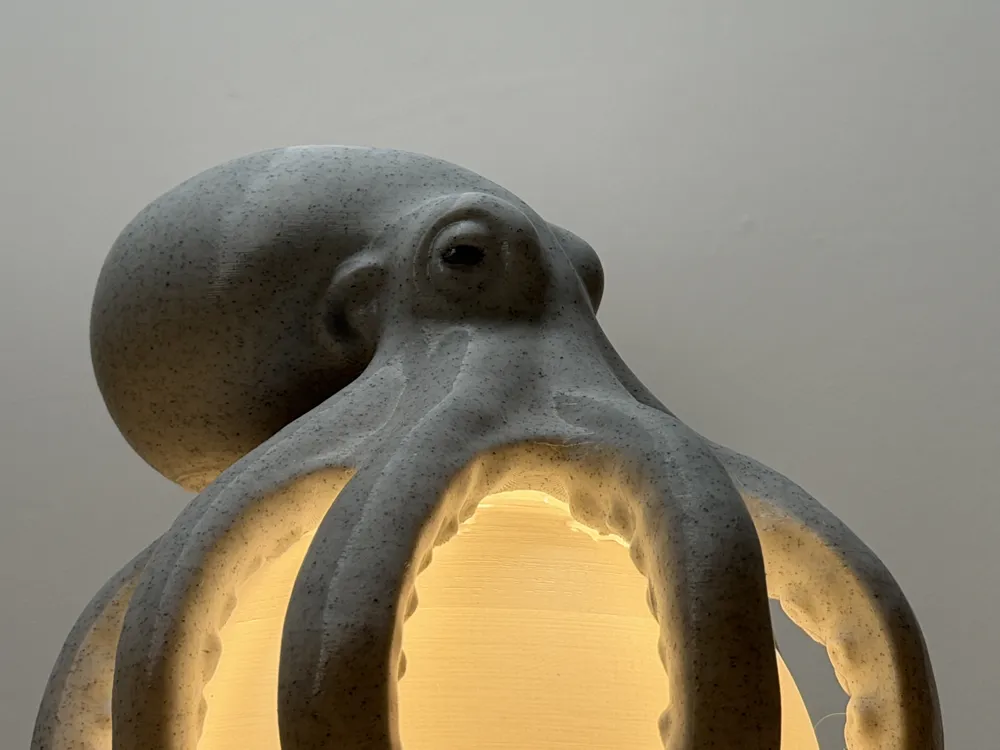 Octopus LED Table Lamp - Home - PLA - 3D printed product - фото 9