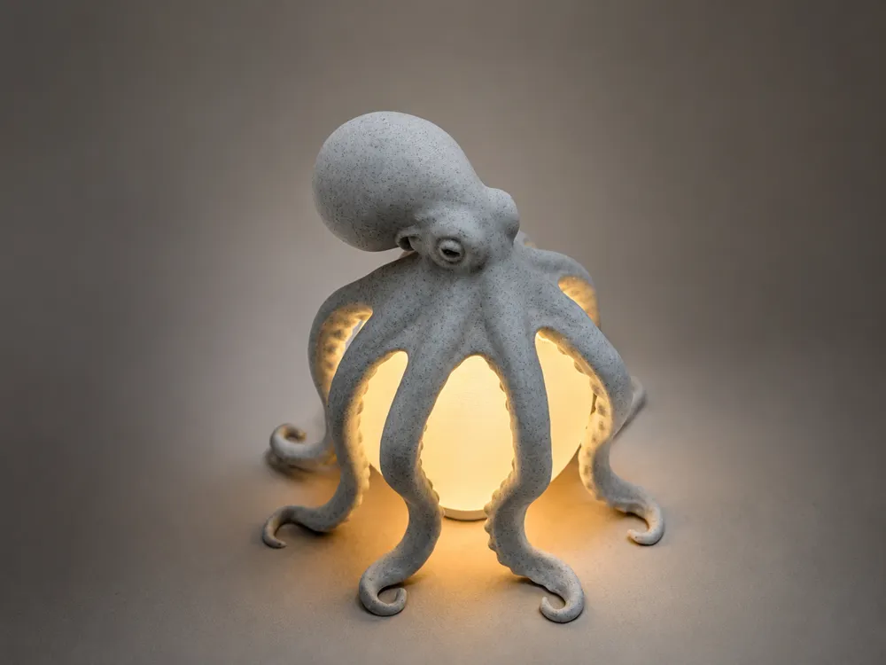 Octopus LED Table Lamp - Home - PLA - 3D printed product - фото 3