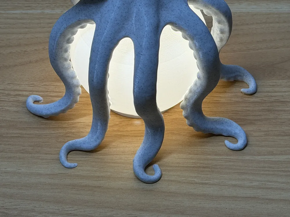 Octopus LED Table Lamp - Home - PLA - 3D printed product - фото 11