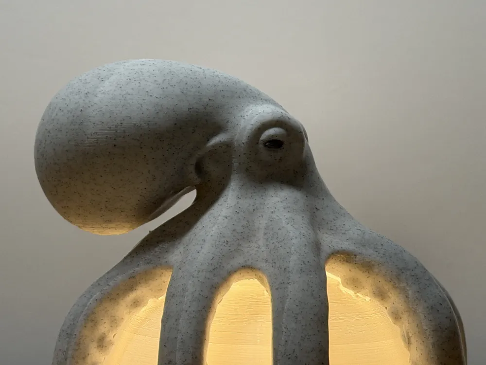 Octopus LED Table Lamp - Home - PLA - 3D printed product - фото 10