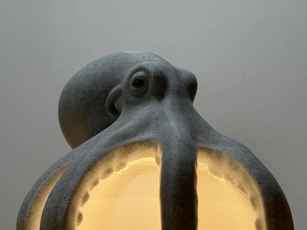 Octopus LED Table Lamp - Home - PLA - 3D printed product - фото 8