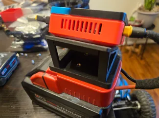 B6 Neo Milwaukee M18 power adapter mount