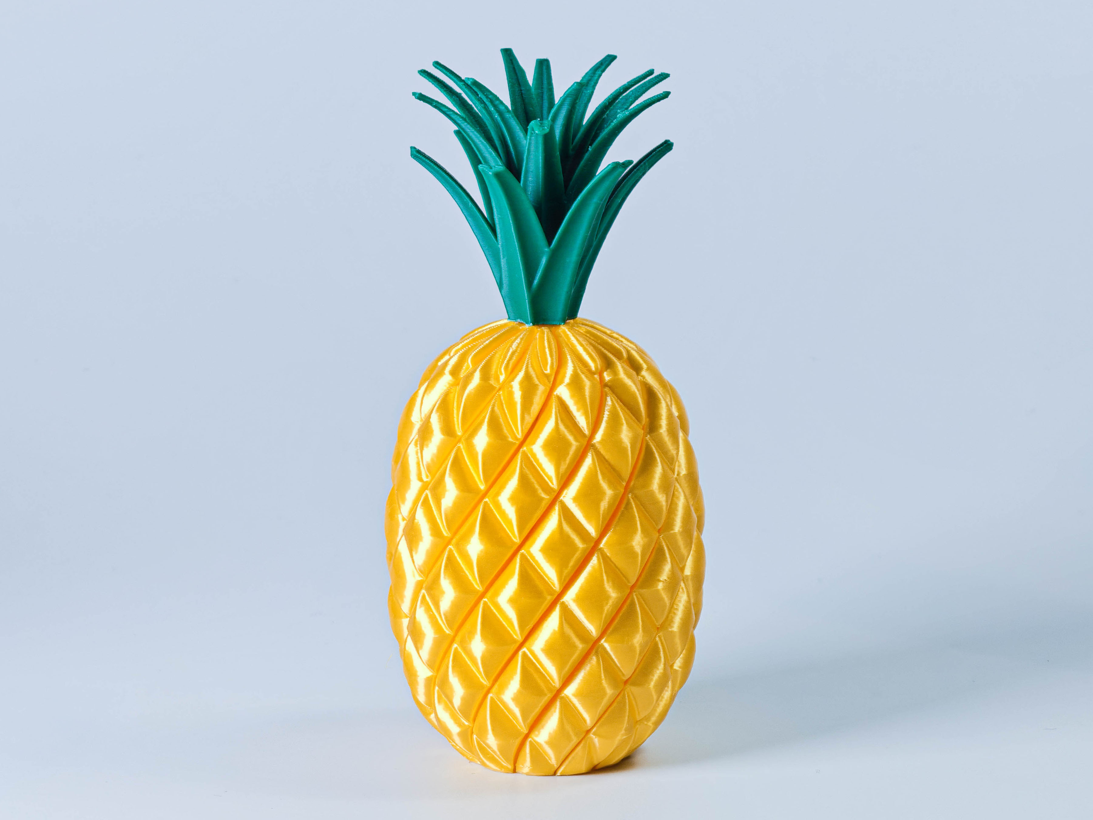 Miniatura 2 do modelo 3D 带限位的螺旋菠萝 一体打印 螺旋凤梨穿越玩具 TD6菠萝