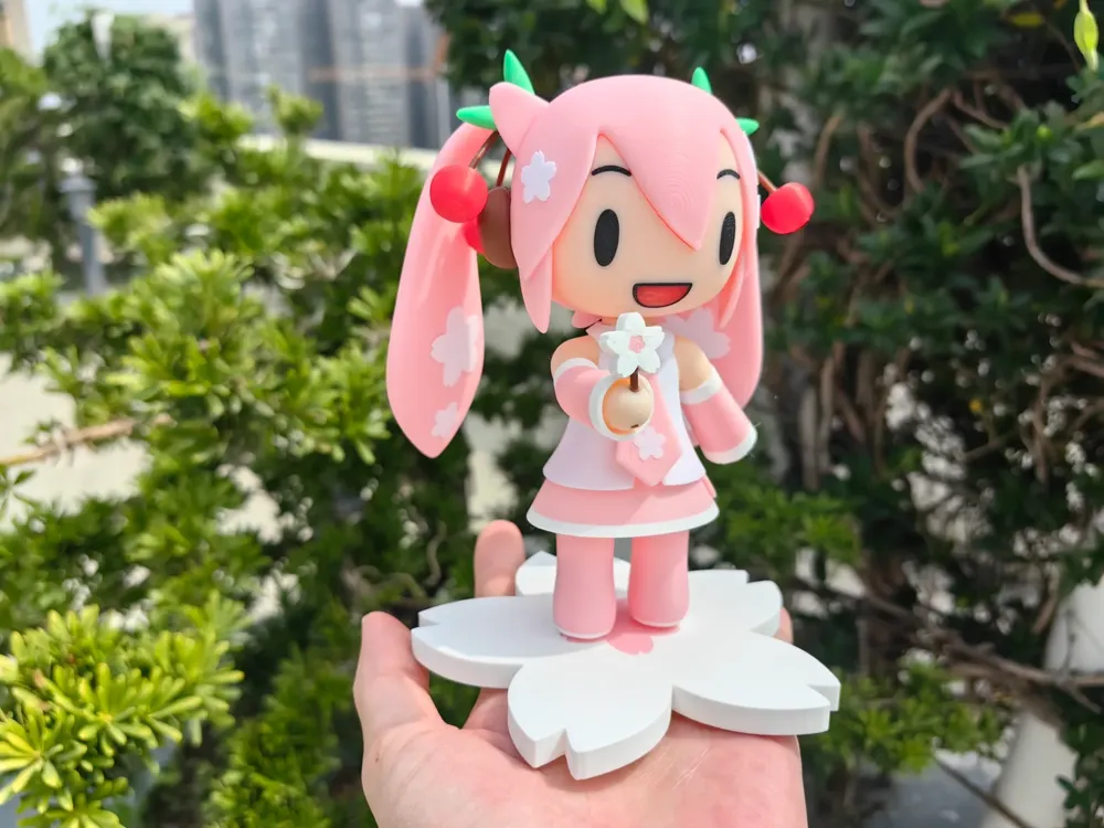 Hatsune Miku fufu Sakura Miku by 捕鱼悦 MakerWorld: Download